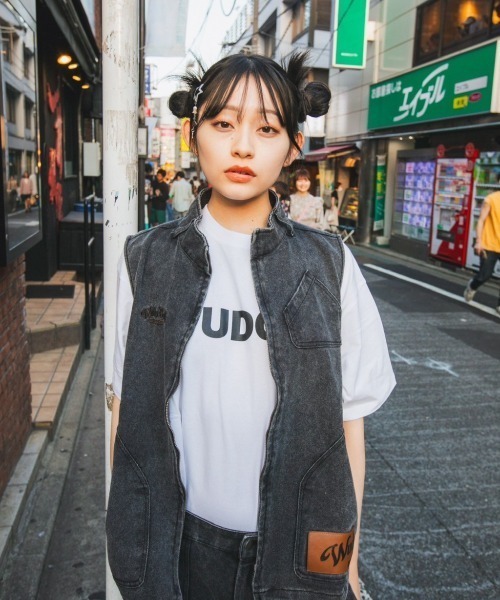 WudgeBoy（ワッジボーイ）の「chemical wash vest（ニット/セーター・レディース・カーキ/ブラウン/ブラック・MEDIUM/LARGE）」の10枚目の写真