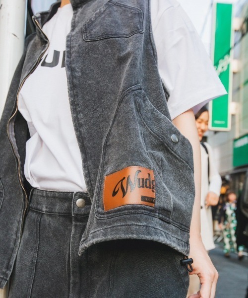WudgeBoy（ワッジボーイ）の「chemical wash vest（ニット/セーター・レディース・カーキ/ブラウン/ブラック・MEDIUM/LARGE）」の14枚目の写真