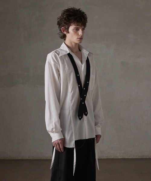 GRANCY】Button Design Necktie / ボタン デザイン ネクタイ（ネクタイ