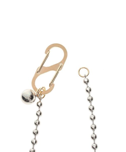 jouetie(ジュエティ)の「ボールチェーンカラビナネックレス(ネックレス・レディース・シルバー/ゴールド・FREE)」の12枚目の写真