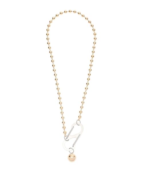 jouetie(ジュエティ)の「ボールチェーンカラビナネックレス(ネックレス・レディース・シルバー/ゴールド・FREE)」の13枚目の写真