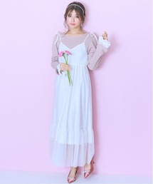 ワンピース（ピンク/桃色系・チュール）ファッション通販 - ZOZOTOWN