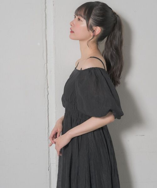RETRO GIRL（レトロガール）の「ワッシャー2wayワンピース（ワンピース・レディース・ブラック/レッド/オフホワイト・FREE）」の20枚目の写真