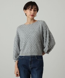 ANAYI | プチビジューフリンジ プルオーバー(ニット/セーター)