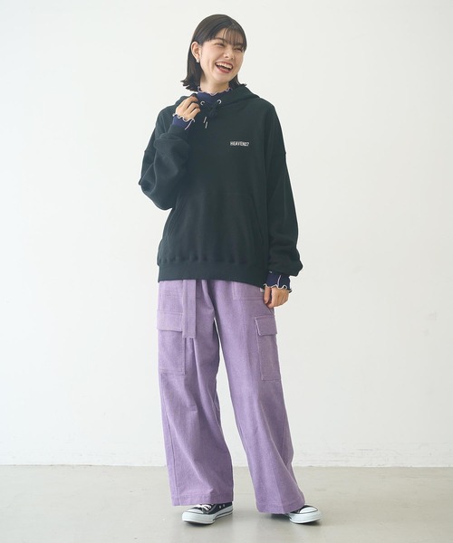 MILKFED.（ミルクフェド）の「OVERLOCK STITCHED TOP（Tシャツ/カットソー・レディース・オフホワイト/ネイビー/カーキ・ONE SIZE）」の18枚目の写真