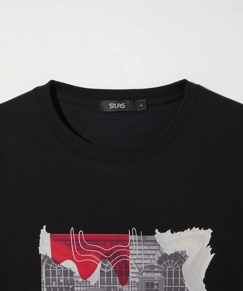 SILAS（サイラス）の「WINDOODLE S/S TEE（Tシャツ/カットソー・メンズ・ホワイト/ネイビー/ブラック・XL/L/M）」の5枚目の写真