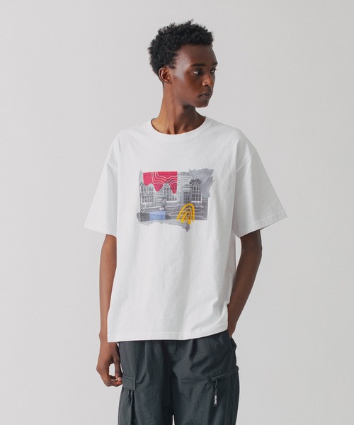 SILAS（サイラス）の「WINDOODLE S/S TEE（Tシャツ/カットソー・メンズ・ホワイト/ネイビー/ブラック・XL/L/M）」の10枚目の写真