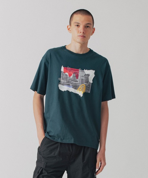 SILAS（サイラス）の「WINDOODLE S/S TEE（Tシャツ/カットソー・メンズ・ホワイト/ネイビー/ブラック・XL/L/M）」の12枚目の写真