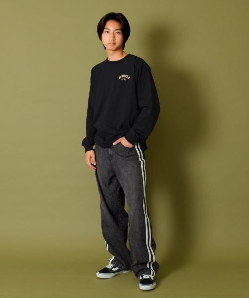 PEN FIELD（ペンフィールド）の「【Penfield】USAコットン・バックロゴプリント長袖Tシャツ（Tシャツ/カットソー・キッズ・オートミール/グリーン/ブラック・S/M/L/LL）」の9枚目の写真