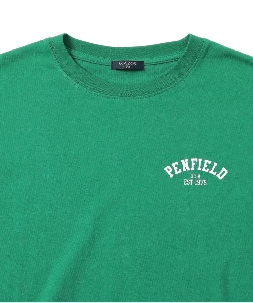 PEN FIELD（ペンフィールド）の「【Penfield】USAコットン・バックロゴプリント長袖Tシャツ（Tシャツ/カットソー・キッズ・オートミール/グリーン/ブラック・S/M/L/LL）」の11枚目の写真