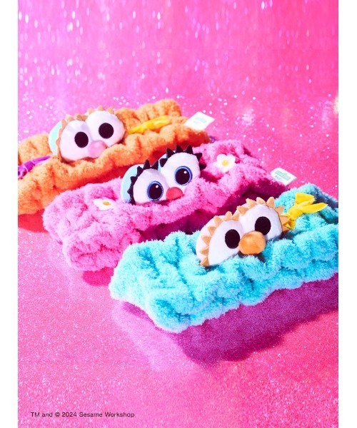 SESAME STREET(セサミストリート)の「【ガールズシリーズ】フェイスモチーフヘアバンド(ヘアバンド・レディース・オレンジ/ピンク/ターコイズブルー・FREE)」の4枚目の写真