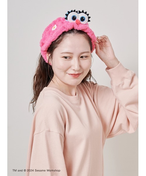 SESAME STREET(セサミストリート)の「【ガールズシリーズ】フェイスモチーフヘアバンド(ヘアバンド・レディース・オレンジ/ピンク/ターコイズブルー・FREE)」の6枚目の写真