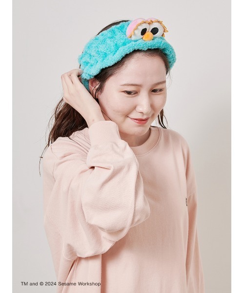 SESAME STREET(セサミストリート)の「【ガールズシリーズ】フェイスモチーフヘアバンド(ヘアバンド・レディース・オレンジ/ピンク/ターコイズブルー・FREE)」の9枚目の写真