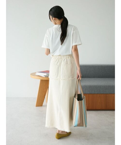 CRAFT STANDARD BOUTIQUE（クラフトスタンダードブティック）の「ストライプニットトート（トートバッグ・レディース・ブラウン系その他4/イエロー系その他2/グレー系その他2・FREE）」の12枚目の写真