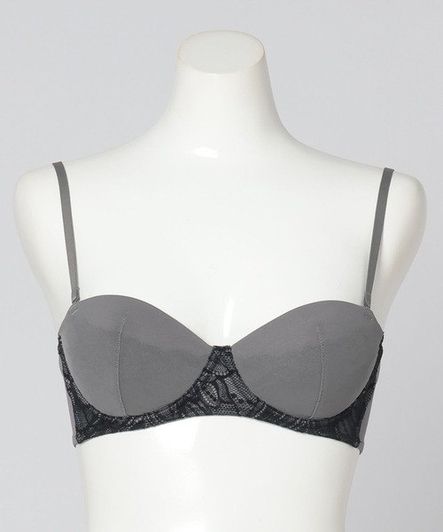 bijorie（ビジュリィ）の「【bijorie】メリハリブラ／シアーレースシリーズ（ブラジャー・レディース・ベージュ/パープル/チャコール・LG/MEDIUM/LARGE/MG）」の5枚目の写真