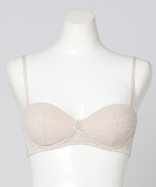 bijorie（ビジュリィ）の「【bijorie】メリハリブラ／シアーレースシリーズ（ブラジャー・レディース・ベージュ/パープル/チャコール・LG/MEDIUM/LARGE/MG）」の6枚目の写真