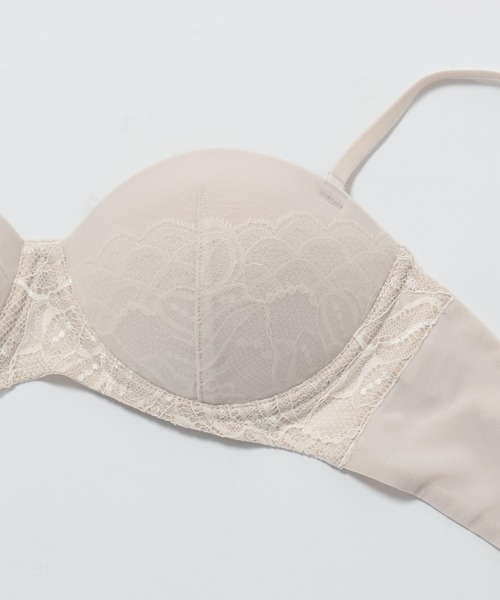 bijorie（ビジュリィ）の「【bijorie】メリハリブラ／シアーレースシリーズ（ブラジャー・レディース・ベージュ/パープル/チャコール・LG/MEDIUM/LARGE/MG）」の12枚目の写真