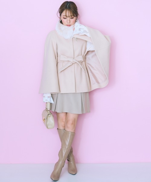 marun（マルン）の「＜大きいサイズ＞  レースデザイントップス　marun（Tシャツ/カットソー・レディース・アイボリー/ピンクベージュ/ブラック/グレー・L/LL/3L/4L/5L）」の10枚目の写真