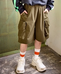 QUNTSTYLE（キュントスタイル）の「カーゴハーフパンツ（男の子・女の子)（カーゴパンツ・キッズ）」