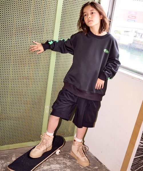 QUNTSTYLE（キュントスタイル）の「カーゴハーフパンツ（カーゴパンツ・キッズ・カーキ/ブラック・130/140/150/160）」の8枚目の写真