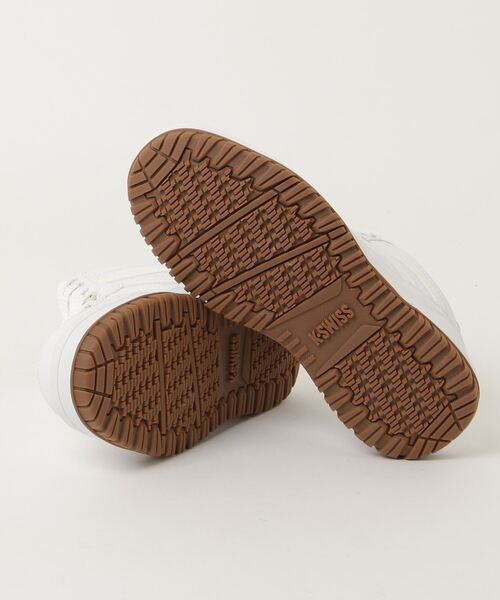 【K-SWISS/ケースイス】サイドライン ミドルカット レースアップスニーカー
