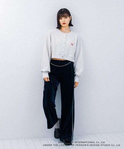 SENSE OF PLACE by URBAN RESEARCH（センスオブプレイスバイアーバンリサーチ）の「『別注』ANGEL BLUE×SOP　ショートスウェット（スウェット・レディース・ネイビー/グレー/オートミール・ONE）」の8枚目の写真