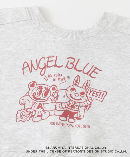 SENSE OF PLACE by URBAN RESEARCH（センスオブプレイスバイアーバンリサーチ）の「『別注』ANGEL BLUE×SOP　ショートスウェット（スウェット・レディース・ネイビー/グレー/オートミール・ONE）」の15枚目の写真
