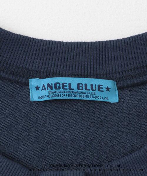 SENSE OF PLACE by URBAN RESEARCH（センスオブプレイスバイアーバンリサーチ）の「『別注』ANGEL BLUE×SOP　ショートスウェット（スウェット・レディース・ネイビー/グレー/オートミール・ONE）」の4枚目の写真