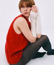 エレガンセーゼ elegancese 【elegancese】sheer knit vest （レッド） apparel – elegancese