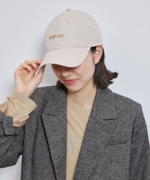 NEW ERA（ニューエラ）の「【NEW ERA(R)/ニューエラ別注】DRY CHAMBRAY CAP（キャップ・レディース・ラベンダー/キナリ/ブラック・FREE）」の2枚目の写真