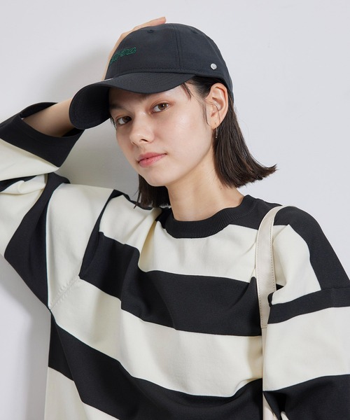 NEW ERA（ニューエラ）の「【NEW ERA(R)/ニューエラ別注】DRY CHAMBRAY CAP（キャップ・レディース・ラベンダー/キナリ/ブラック・FREE）」の3枚目の写真