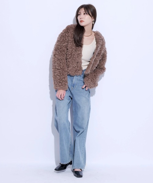 Mystrada（マイストラーダ）の「ボアショートコート（ダウン