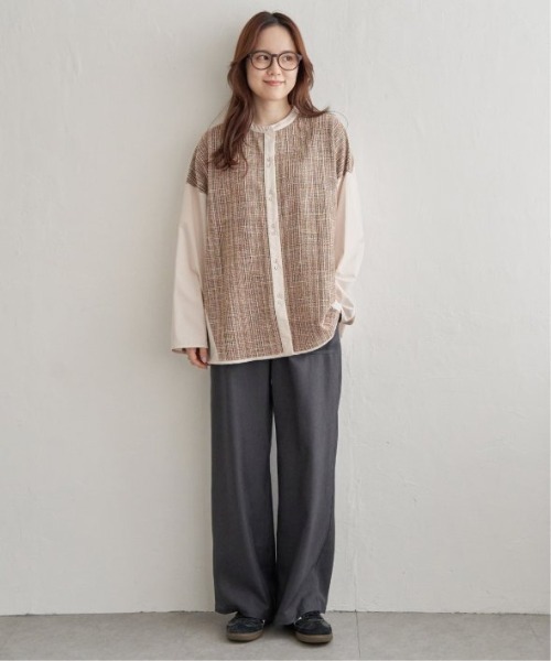 LBC（エルビーシー）の「ベーカーワイドストレートパンツ（その他パンツ・レディース・ベージュ/チャコール/ブラウン・L/M）」の22枚目の写真