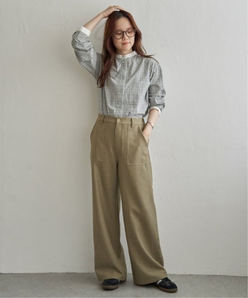 LBC（エルビーシー）の「ベーカーワイドストレートパンツ（その他パンツ・レディース・ベージュ/チャコール/ブラウン・L/M）」の15枚目の写真