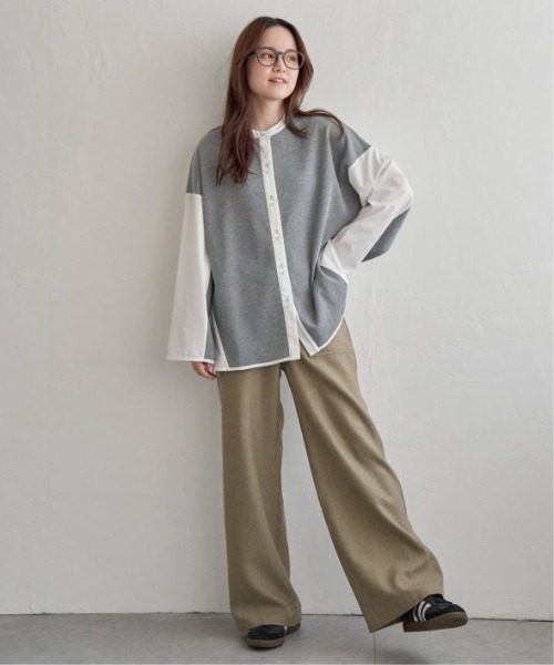 LBC（エルビーシー）の「ベーカーワイドストレートパンツ（その他パンツ・レディース・ベージュ/チャコール/ブラウン・L/M）」の17枚目の写真