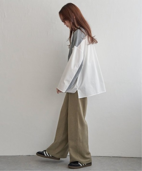 LBC（エルビーシー）の「ベーカーワイドストレートパンツ（その他パンツ・レディース・ベージュ/チャコール/ブラウン・L/M）」の18枚目の写真