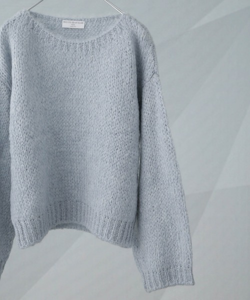 TRICOTS JEAN MARC(トリコットジーンマルク)の「TRICOTS JEAN MARC/ニットプルオーバー(ニット/セーター・レディース・ライトグレー/グレイッシュベージュ/ライトブルー・FREE)」の5枚目の写真
