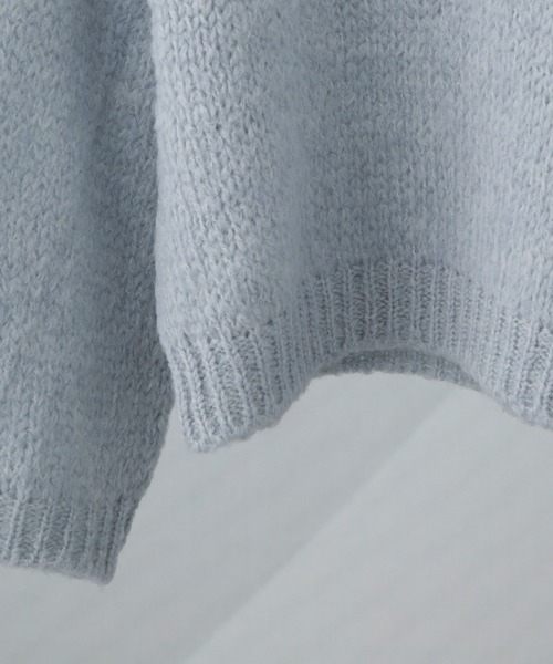 TRICOTS JEAN MARC(トリコットジーンマルク)の「TRICOTS JEAN MARC/ニットプルオーバー(ニット/セーター・レディース・ライトグレー/グレイッシュベージュ/ライトブルー・FREE)」の6枚目の写真