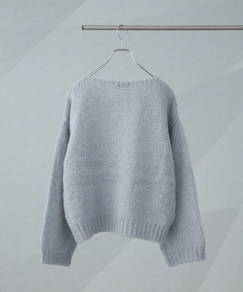 TRICOTS JEAN MARC(トリコットジーンマルク)の「TRICOTS JEAN MARC/ニットプルオーバー(ニット/セーター・レディース・ライトグレー/グレイッシュベージュ/ライトブルー・FREE)」の7枚目の写真