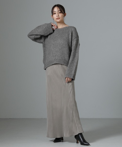 TRICOTS JEAN MARC(トリコットジーンマルク)の「TRICOTS JEAN MARC/ニットプルオーバー(ニット/セーター・レディース・ライトグレー/グレイッシュベージュ/ライトブルー・FREE)」の10枚目の写真