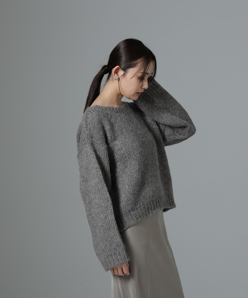 TRICOTS JEAN MARC(トリコットジーンマルク)の「TRICOTS JEAN MARC/ニットプルオーバー(ニット/セーター・レディース・ライトグレー/グレイッシュベージュ/ライトブルー・FREE)」の8枚目の写真