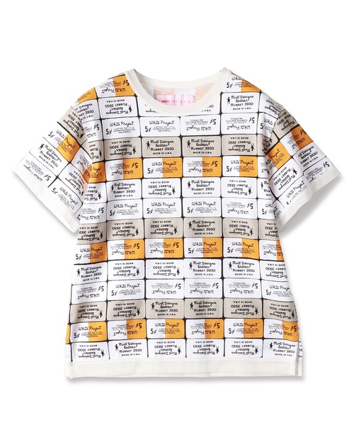 mintdesigns(ミントデザインズ)の「ERASER T-SHIRT / イレイザーTシャツ(Tシャツ/カットソー・レディース・オレンジ/ブルー・2)」の8枚目の写真
