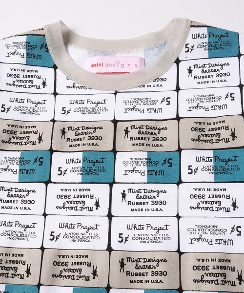mintdesigns(ミントデザインズ)の「ERASER T-SHIRT / イレイザーTシャツ(Tシャツ/カットソー・レディース・オレンジ/ブルー・2)」の13枚目の写真
