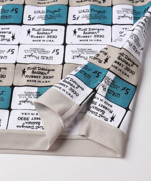 mintdesigns(ミントデザインズ)の「ERASER T-SHIRT / イレイザーTシャツ(Tシャツ/カットソー・レディース・オレンジ/ブルー・2)」の15枚目の写真