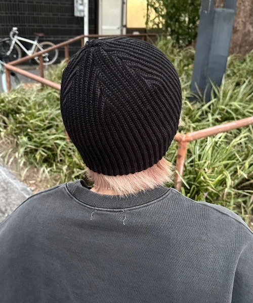 NOMANUAL（NOMANUAL）の「【NOMANUAL】NM CAGE BEANIE（ニット