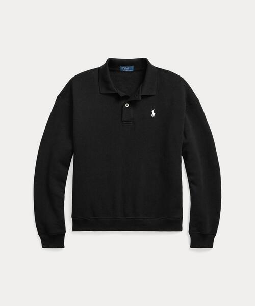 ポロ フリース クルーネック プルオーバー 黒 М Ralph Lauren フリース クルーネック プルオーバー （カットソー）｜POLO
