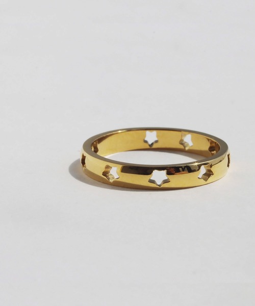 abaskdesign（アバスクデザイン）の「金属アレルギー対応 スターラインリング（リング・レディース・ゴールド・12号/14号/17号）」の10枚目の写真