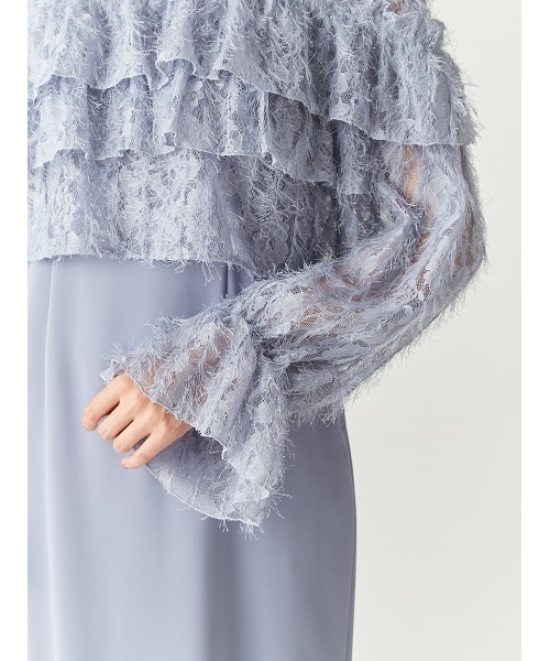 フェザーレースブラウスセットドレス（ドレス）｜FRAY I.D（フレイ