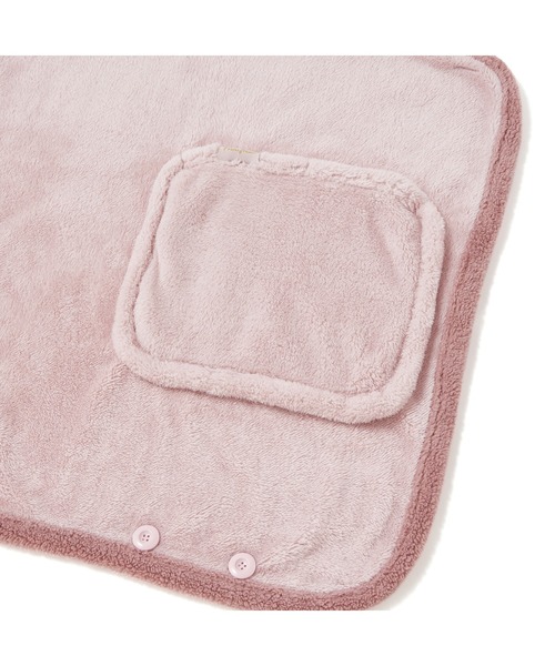 Francfranc（フランフラン）の「ウォームフリース 4WAY ポンチョ ピンク（ルームウェア/パジャマ・レディース・ピンク・FREE）」の3枚目の写真