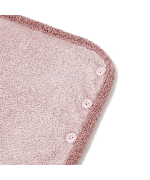 Francfranc（フランフラン）の「ウォームフリース 4WAY ポンチョ ピンク（ルームウェア/パジャマ・レディース・ピンク・FREE）」の5枚目の写真